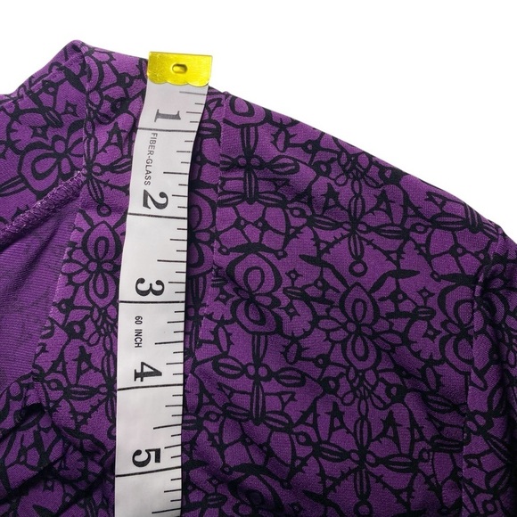 Designers Originals Purple‎ and Black Top - Picture 10 of 12